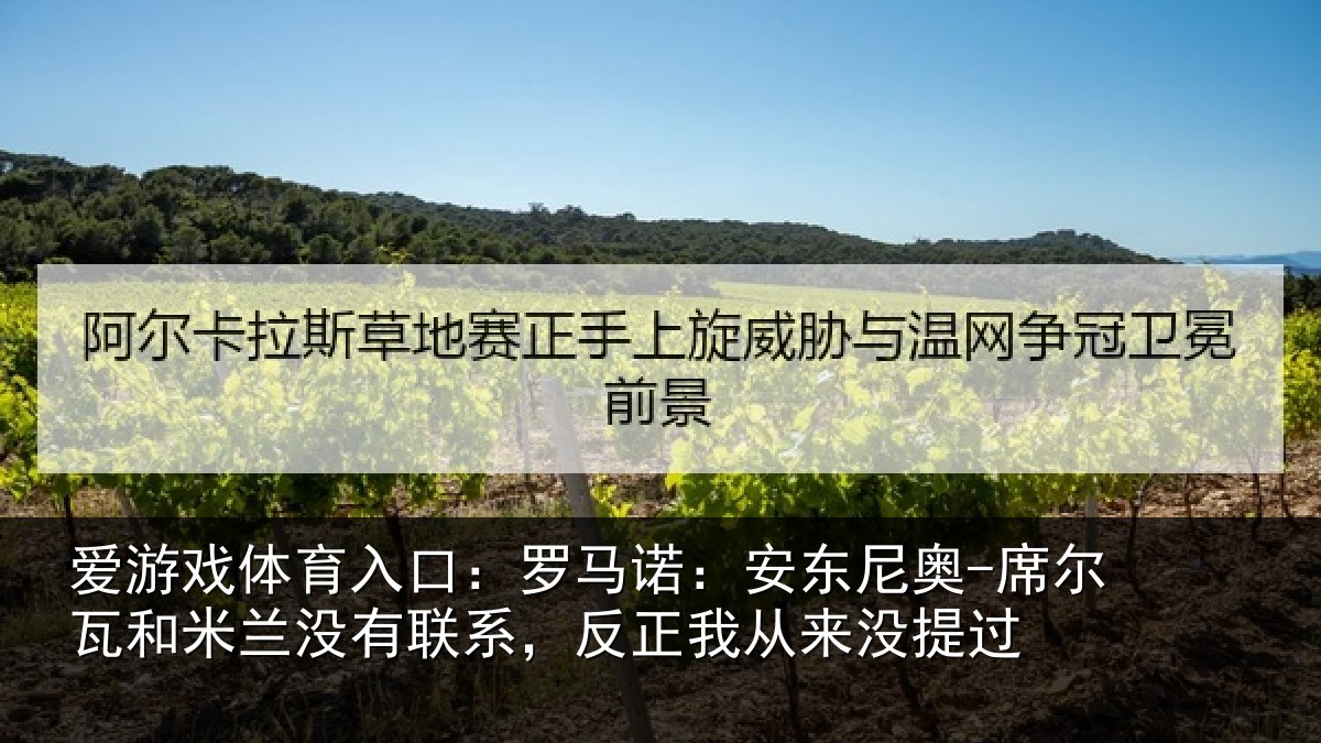 爱游戏体育入口：罗马诺：安东尼奥-席尔瓦和米兰没有联系，反正我从来没提过